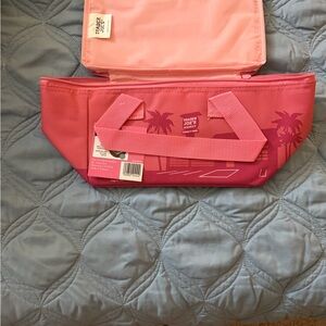 Trader Joe's Pink Insulated Tote Bag NWT